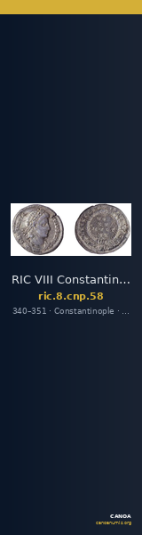 RIC VIII Constantinople 58 — CANOA