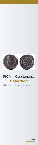 RIC VIII Constantinople 59 — CANOA