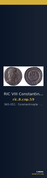 RIC VIII Constantinople 59 — CANOA