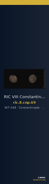 RIC VIII Constantinople 69 — CANOA