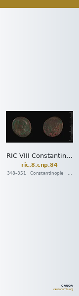 RIC VIII Constantinople 84 — CANOA