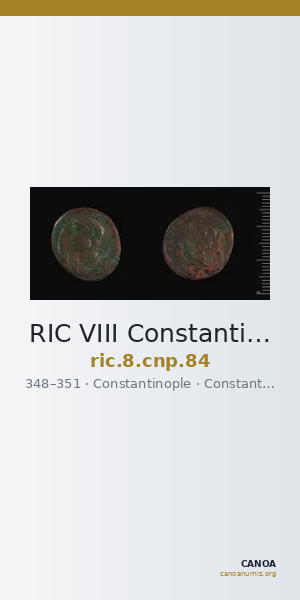 RIC VIII Constantinople 84 — CANOA