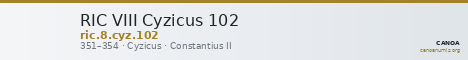 RIC VIII Cyzicus 102 — CANOA