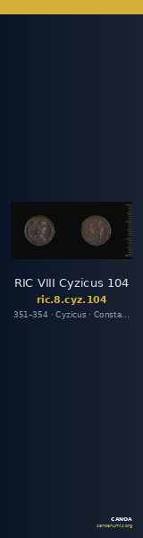 RIC VIII Cyzicus 104 — CANOA