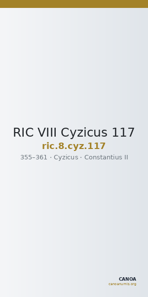 RIC VIII Cyzicus 117 — CANOA