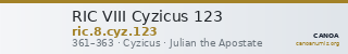 RIC VIII Cyzicus 123 — CANOA