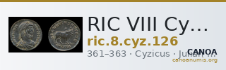 RIC VIII Cyzicus 126 — CANOA