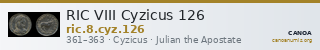 RIC VIII Cyzicus 126 — CANOA