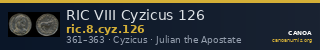 RIC VIII Cyzicus 126 — CANOA