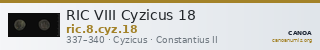 RIC VIII Cyzicus 18 — CANOA
