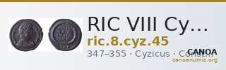 RIC VIII Cyzicus 45 — CANOA