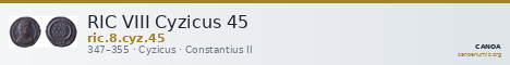 RIC VIII Cyzicus 45 — CANOA