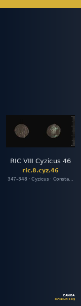 RIC VIII Cyzicus 46 — CANOA