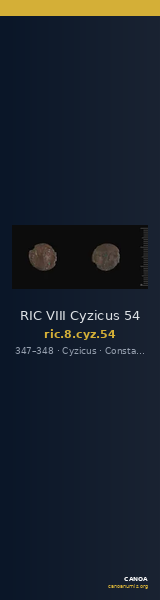 RIC VIII Cyzicus 54 — CANOA