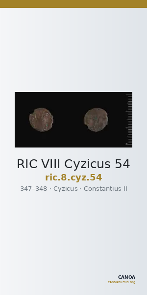 RIC VIII Cyzicus 54 — CANOA
