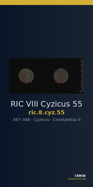 RIC VIII Cyzicus 55 — CANOA
