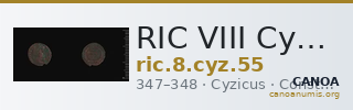RIC VIII Cyzicus 55 — CANOA