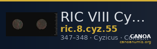 RIC VIII Cyzicus 55 — CANOA