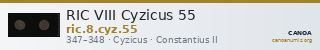 RIC VIII Cyzicus 55 — CANOA