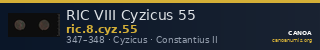 RIC VIII Cyzicus 55 — CANOA