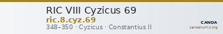 RIC VIII Cyzicus 69 — CANOA