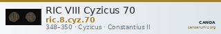 RIC VIII Cyzicus 70 — CANOA