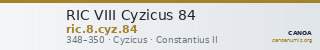 RIC VIII Cyzicus 84 — CANOA