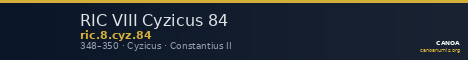 RIC VIII Cyzicus 84 — CANOA