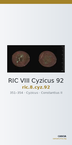 RIC VIII Cyzicus 92 — CANOA