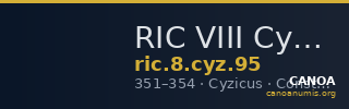RIC VIII Cyzicus 95 — CANOA