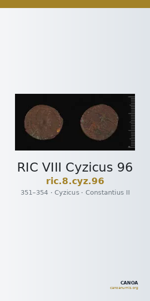 RIC VIII Cyzicus 96 — CANOA