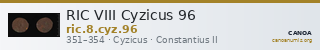 RIC VIII Cyzicus 96 — CANOA