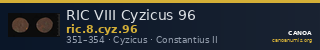 RIC VIII Cyzicus 96 — CANOA