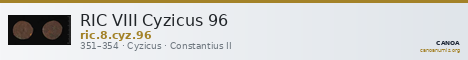 RIC VIII Cyzicus 96 — CANOA