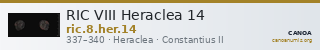 RIC VIII Heraclea 14 — CANOA