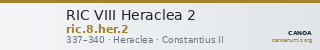 RIC VIII Heraclea 2 — CANOA