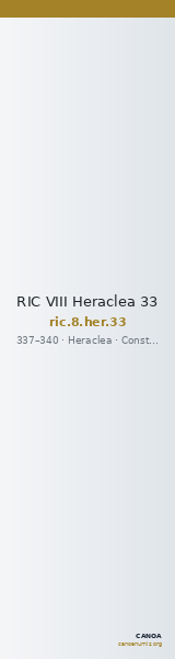 RIC VIII Heraclea 33 — CANOA