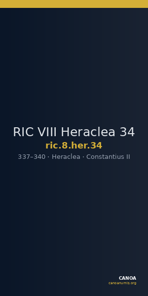 RIC VIII Heraclea 34 — CANOA