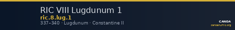 RIC VIII Lugdunum 1 — CANOA