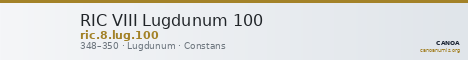 RIC VIII Lugdunum 100 — CANOA