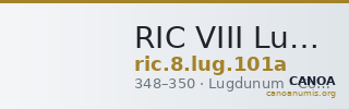 RIC VIII Lugdunum 101a — CANOA
