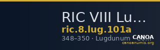 RIC VIII Lugdunum 101a — CANOA