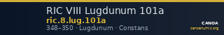 RIC VIII Lugdunum 101a — CANOA