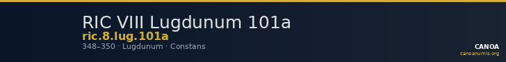 RIC VIII Lugdunum 101a — CANOA