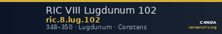 RIC VIII Lugdunum 102 — CANOA