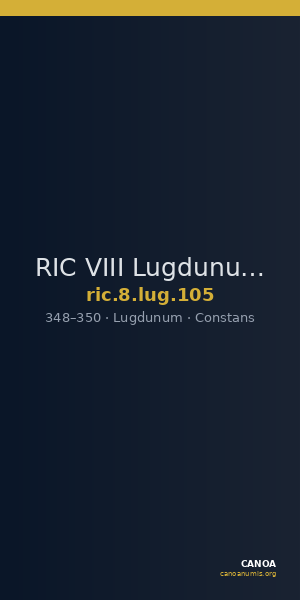 RIC VIII Lugdunum 105 — CANOA