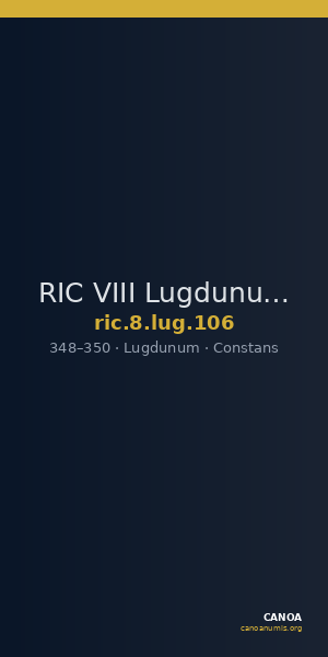 RIC VIII Lugdunum 106 — CANOA