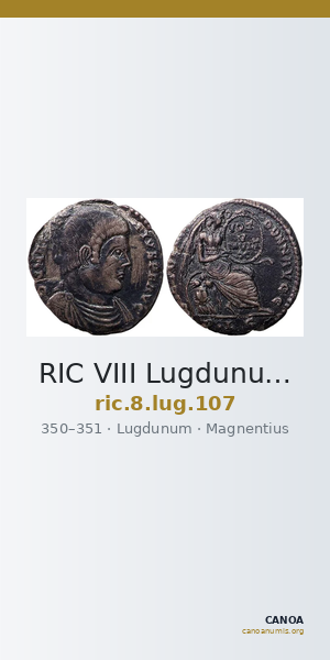 RIC VIII Lugdunum 107 — CANOA