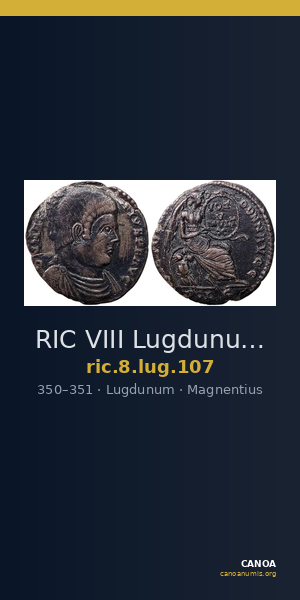 RIC VIII Lugdunum 107 — CANOA