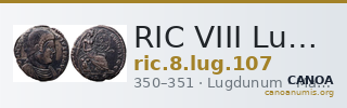 RIC VIII Lugdunum 107 — CANOA